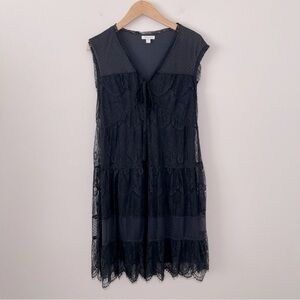 Garnet Hill V-Neck Lace Dress whimsygoth romantic fairy